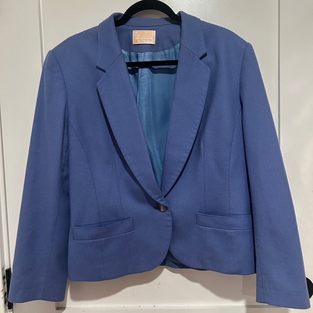Pendleton Vintage Women’s Pure 100% Virgin Wool Blazer Size 14 (Fits like a med)